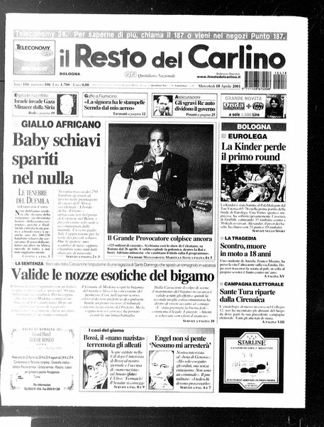 Il Resto del Carlino : giornale dell'Emilia